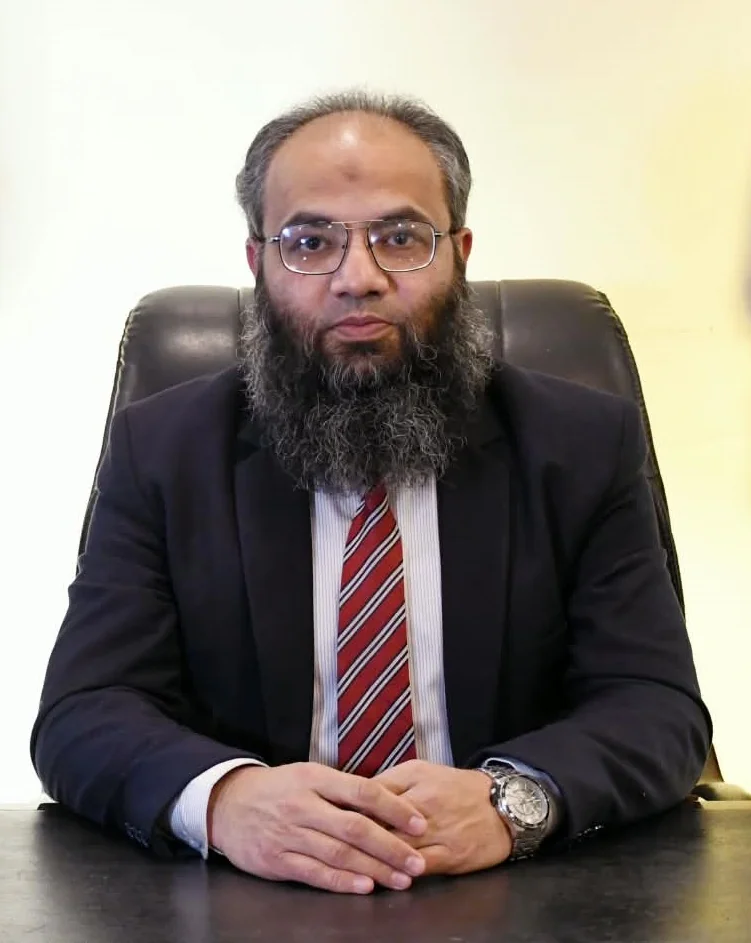 Portrait of Dr. Malik Taimur Ali, Vice Chancellor of Iqra National University